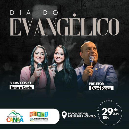 Canaã Celebra o 4º Dia do Evangélico com Grande Evento na Praça Arthur Bernardes